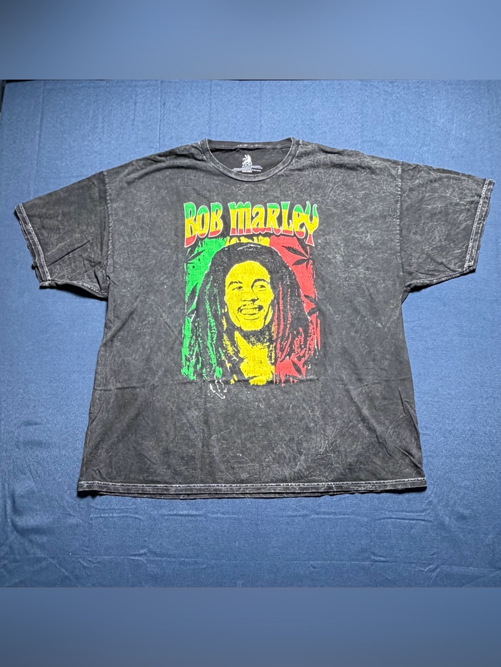 Bob Marley Official Zion Rootswear Graphic Tee - Size 3XL